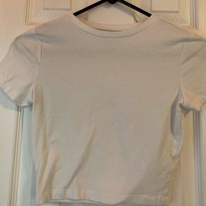 Target white crop top